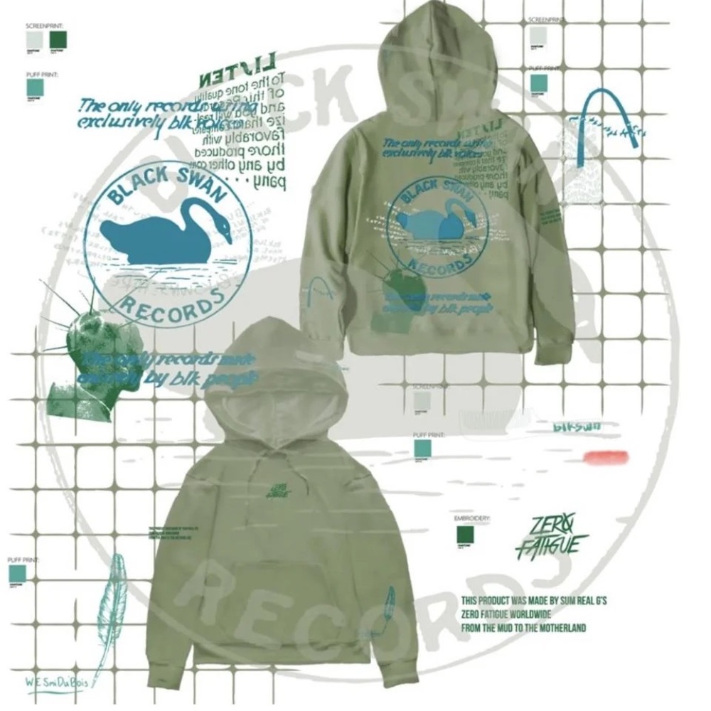 Zero Fatigue Black Swan Hoodie
